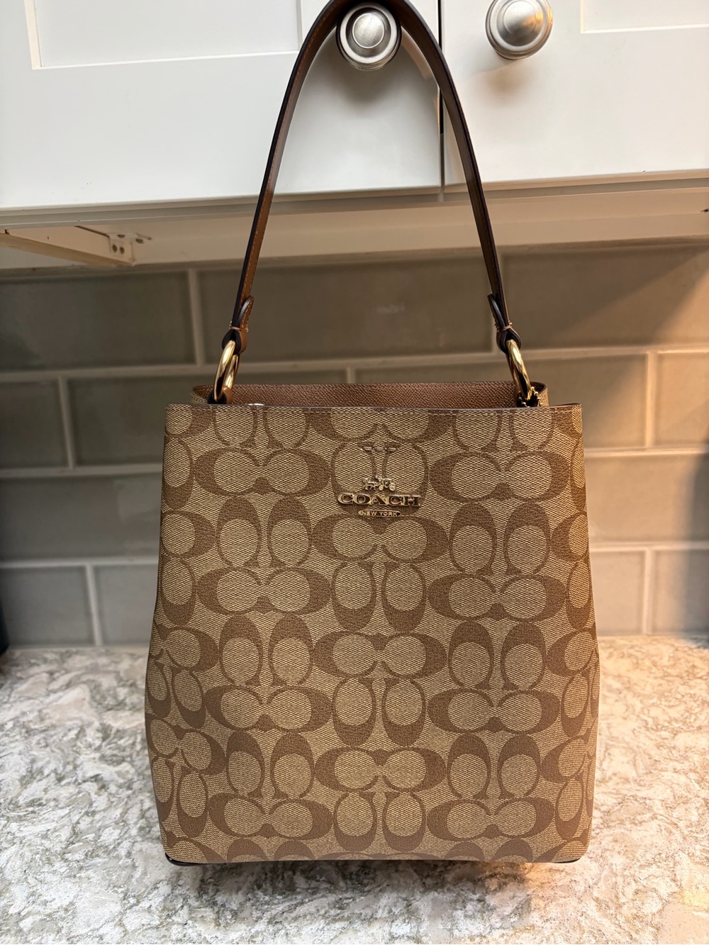 COACH Signature Town Bucket Bag